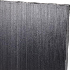 Made in USA - 1/4" Thick x 12" Wide x 3' Long, Polyethylene (UHMW) Sheet - Black, Antistatic Grade - Americas Industrial Supply