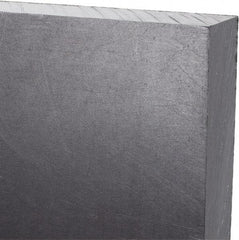 Made in USA - 3/4" Thick x 24" Wide x 2' Long, Polyethylene (UHMW) Sheet - Black, Antistatic Grade - Americas Industrial Supply