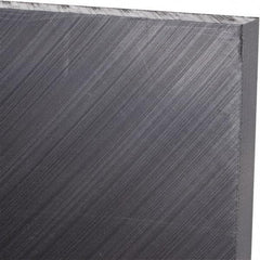 Made in USA - 3/8" Thick x 24" Wide x 3' Long, Polyethylene (UHMW) Sheet - Black, Antistatic Grade - Americas Industrial Supply