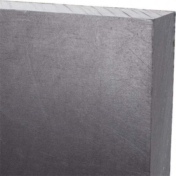 Made in USA - 3/4" Thick x 24" Wide x 3' Long, Polyethylene (UHMW) Sheet - Black, Antistatic Grade - Americas Industrial Supply
