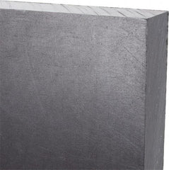 Made in USA - 3/4" Thick x 24" Wide x 3' Long, Polyethylene (UHMW) Sheet - Black, Antistatic Grade - Americas Industrial Supply
