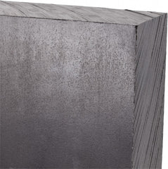 Made in USA - 3' x 24" x 1-1/2" Black Polyethylene (UHMW) Sheet - Americas Industrial Supply