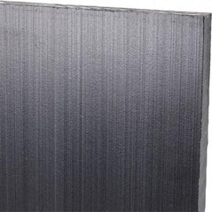 Made in USA - 1/4" Thick x 24" Wide x 4' Long, Polyethylene (UHMW) Sheet - Black, Antistatic Grade - Americas Industrial Supply