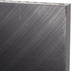 Made in USA - 1/2" Thick x 24" Wide x 4' Long, Polyethylene (UHMW) Sheet - Black, Antistatic Grade - Americas Industrial Supply
