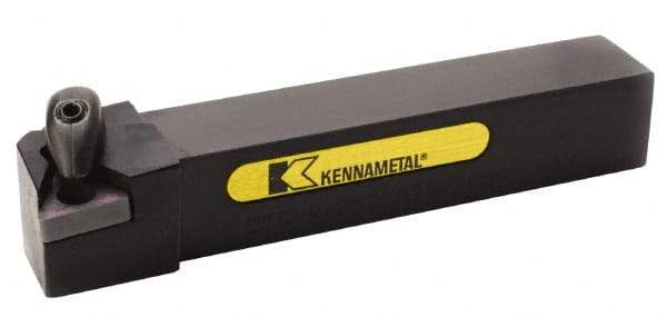 Kennametal - DTGN, Right Hand Cut, 0° Lead Angle, 25mm Shank Height x 25mm Shank Width, Negative Rake Indexable Turning Toolholder - 150mm OAL, TN.. Insert Compatibility, Series Kenclamp - Americas Industrial Supply