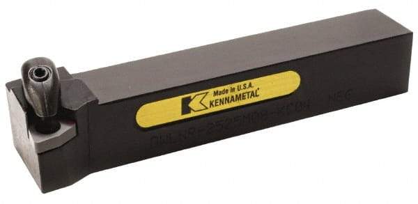 Kennametal - DWLN, Right Hand Cut, 5° Lead Angle, 25mm Shank Height x 25mm Shank Width, Negative Rake Indexable Turning Toolholder - 150mm OAL, WN..0804.. Insert Compatibility, Series Kenclamp - Americas Industrial Supply