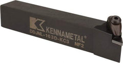 Kennametal - DDJN, Left Hand Cut, 3° Lead Angle, 1" Shank Height x 1" Shank Width, Negative Rake Indexable Turning Toolholder - 6" OAL, DN..33. Insert Compatibility, Series Kenclamp - Americas Industrial Supply