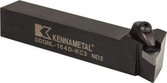 Kennametal - DDQN, Left Hand Cut, 27.5° Lead Angle, 1" Shank Height x 1" Shank Width, Negative Rake Indexable Turning Toolholder - 6" OAL, DN..43. Insert Compatibility, Series Kenclamp - Americas Industrial Supply