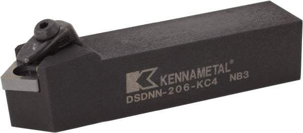 Kennametal - DSDN, Neutral Cut, 45° Lead Angle, 1-1/4" Shank Height x 1-1/4" Shank Width, Negative Rake Indexable Turning Toolholder - 6" OAL, SN..643 Insert Compatibility, Series Kenloc - Americas Industrial Supply