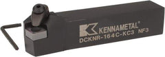 Kennametal - DCKN, Right Hand Cut, 15° Lead Angle, 1" Shank Height x 1" Shank Width, Negative Rake Indexable Turning Toolholder - 5" OAL, CN..42. Insert Compatibility, Series Kenclamp - Americas Industrial Supply