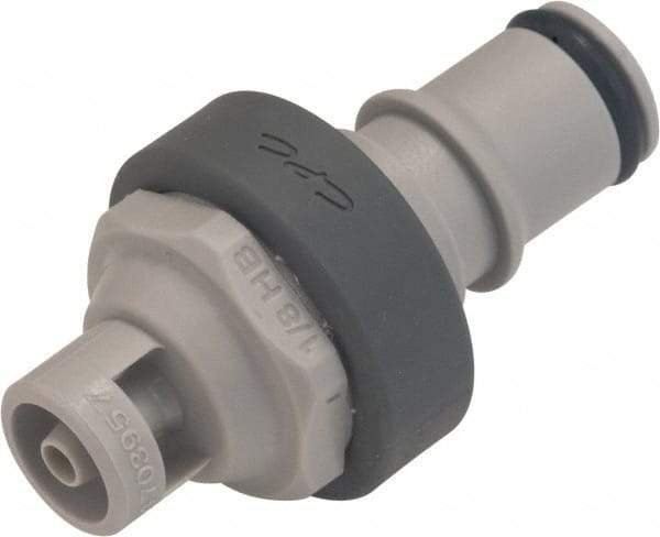 CPC Colder Products - 1/4" Nominal Flow, Male, Nonspill Quick Disconnect Coupling - 120 Max psi, 32 to 160°F, Polypropylene Coupling - Americas Industrial Supply