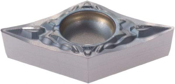 Tungaloy - DCGT32.51 FN-JS Grade SH730 Carbide Turning Insert - 55° Diamond, 3/8" Inscr Circle, 5/32" Thick, 1/64" Corner Radius - Americas Industrial Supply
