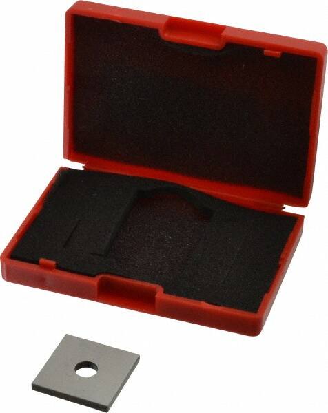 Value Collection - 0.105" Square Steel Gage Block - Accuracy Grade 0, Includes NIST Traceability Certification - Americas Industrial Supply