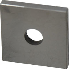 Value Collection - 0.125" Square Steel Gage Block - Accuracy Grade 0, Includes NIST Traceability Certification - Americas Industrial Supply