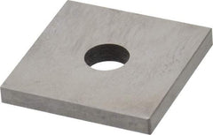 Value Collection - 0.128" Square Steel Gage Block - Accuracy Grade 0, Includes NIST Traceability Certification - Americas Industrial Supply