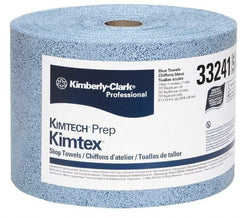 Kimtech - Dry Clean Room/Lab/Critical Task Wipes - Jumbo Roll, 13-3/8" x 9-5/8" Sheet Size, Blue - Americas Industrial Supply
