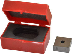 Value Collection - 0.4" Square Steel Gage Block - Accuracy Grade 0, Includes NIST Traceability Certification - Americas Industrial Supply