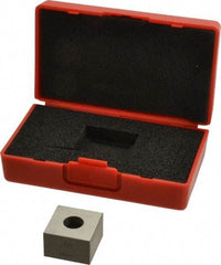 Value Collection - 0.6" Square Steel Gage Block - Accuracy Grade 0, Includes NIST Traceability Certification - Americas Industrial Supply