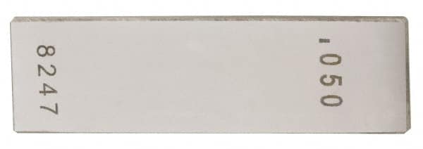 Value Collection - 0.1002" Square Steel Gage Block - Accuracy Grade 0, Includes NIST Traceability Certification - Americas Industrial Supply