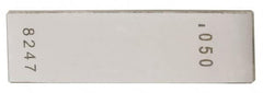 Value Collection - 0.129" Rectangular Steel Gage Block - Accuracy Grade 0, Includes NIST Traceability Certification - Americas Industrial Supply