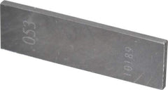 Value Collection - 0.053" Rectangular Steel Gage Block - Accuracy Grade 0 - Americas Industrial Supply
