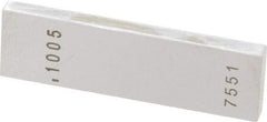 Value Collection - 0.1005" Rectangular Steel Gage Block - Accuracy Grade 0, Includes NIST Traceability Certification - Americas Industrial Supply