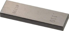 Value Collection - 0.11" Rectangular Steel Gage Block - Accuracy Grade 0, Includes NIST Traceability Certification - Americas Industrial Supply