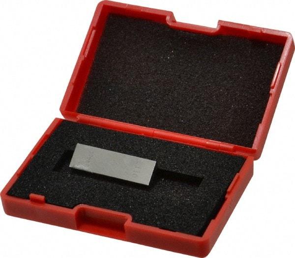 Value Collection - 0.116" Rectangular Steel Gage Block - Accuracy Grade 0, Includes NIST Traceability Certification - Americas Industrial Supply