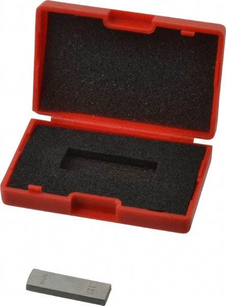 Value Collection - 0.127" Rectangular Steel Gage Block - Accuracy Grade 0, Includes NIST Traceability Certification - Americas Industrial Supply