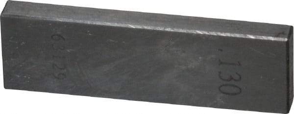 Value Collection - 0.13" Rectangular Steel Gage Block - Accuracy Grade 0, Includes NIST Traceability Certification - Americas Industrial Supply