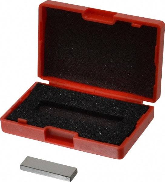 Value Collection - 0.138" Rectangular Steel Gage Block - Accuracy Grade 0, Includes NIST Traceability Certification - Americas Industrial Supply