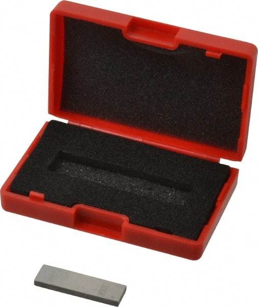 Value Collection - 0.142" Rectangular Steel Gage Block - Accuracy Grade 0, Includes NIST Traceability Certification - Americas Industrial Supply