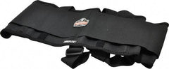 Ergodyne - Size L, Elastic Belt with Adjustable Shoulder Straps - 34 to 38" Waist, 7-1/2" Wide, Detachable Strap, Black - Americas Industrial Supply