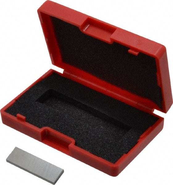 Value Collection - 0.1007" Rectangular Steel Gage Block - Accuracy Grade AS-1, Includes NIST Traceability Certification - Americas Industrial Supply