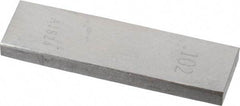 Value Collection - 0.102" Rectangular Steel Gage Block - Accuracy Grade AS-1, Includes NIST Traceability Certification - Americas Industrial Supply