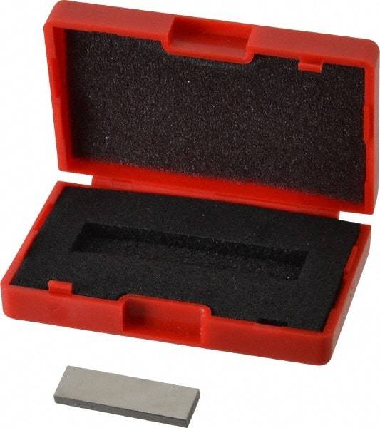 Value Collection - 0.107" Rectangular Steel Gage Block - Accuracy Grade AS-1, Includes NIST Traceability Certification - Americas Industrial Supply