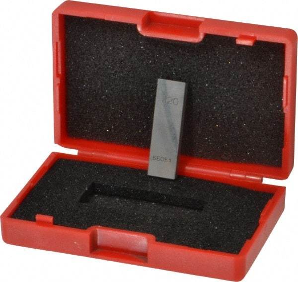 Value Collection - 0.12" Rectangular Steel Gage Block - Accuracy Grade AS-1, Includes NIST Traceability Certification - Americas Industrial Supply