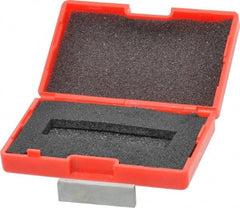 Value Collection - 0.124" Rectangular Steel Gage Block - Accuracy Grade AS-1, Includes NIST Traceability Certification - Americas Industrial Supply