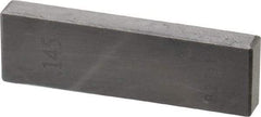 Value Collection - 0.145" Rectangular Steel Gage Block - Accuracy Grade AS-1, Includes NIST Traceability Certification - Americas Industrial Supply