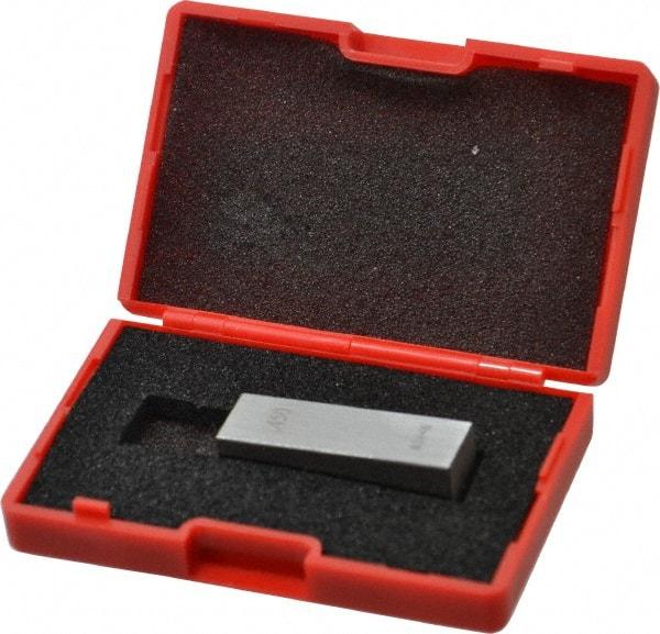 Value Collection - 0.45" Rectangular Steel Gage Block - Accuracy Grade AS-1, Includes NIST Traceability Certification - Americas Industrial Supply