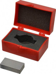 Value Collection - 0.7" Rectangular Steel Gage Block - Accuracy Grade AS-1, Includes NIST Traceability Certification - Americas Industrial Supply