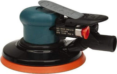 Dynabrade - 12,000 OPM, 14 CFM Air Consumption, Palm Air Orbital Sander - Round Pad, 1/4 NPT Inlet - Americas Industrial Supply