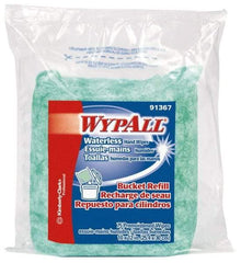 WypAll - Pre-Moistened Hand Cleaning Wipes - Refill, 12-1/4" x 10-1/2" Sheet Size, Green - Americas Industrial Supply