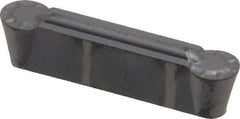 Kennametal - 0405M0R GMN Grade KC5010, 4.05mm Cutting Width Carbide Grooving Insert - 3.4mm Max Depth of Cut, Neutral, 2.03mm Corner Radius, TiAlN Finish - Americas Industrial Supply