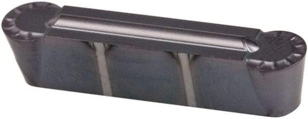 Kennametal - 0505M0R GMN Grade KC5010, 5.05mm Cutting Width Carbide Grooving Insert - 4.1mm Max Depth of Cut, Neutral, 2.53mm Corner Radius, TiAlN Finish - Americas Industrial Supply
