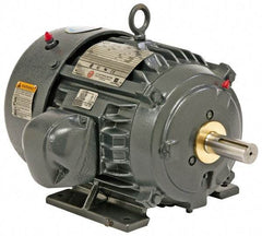 US Motors - 30 hp, TEFC Enclosure, No Thermal Protection, 3,560 RPM, 575 Volt, 60 Hz, Three Phase Premium Efficient Motor - Size 286 Frame, Rigid Mount, 1 Speed, Ball Bearings, 27.6 Full Load Amps, F Class Insulation, Reversible - Americas Industrial Supply