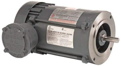 US Motors - 7-1/2 hp, TEFC Enclosure, No Thermal Protection, 1,740 RPM, 230/460 Volt, 60 Hz, Three Phase Standard Efficient Motor - Size 213 Frame, C-Face Mount, 1 Speed, Ball Bearings, 20.2/10.1 Full Load Amps, F Class Insulation, Reversible - Americas Industrial Supply
