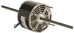 US Motors - 1/10 hp, OPAO Enclosure, Auto Thermal Protection, 1,050 RPM, 115 Volt, 60 Hz, Industrial Electric AC/DC Motor - Size 42 Frame, Cradle Mount, 4 Speed, Sleeve Bearings, 4.8 Full Load Amps, B Class Insulation, CCW Lead End - Americas Industrial Supply