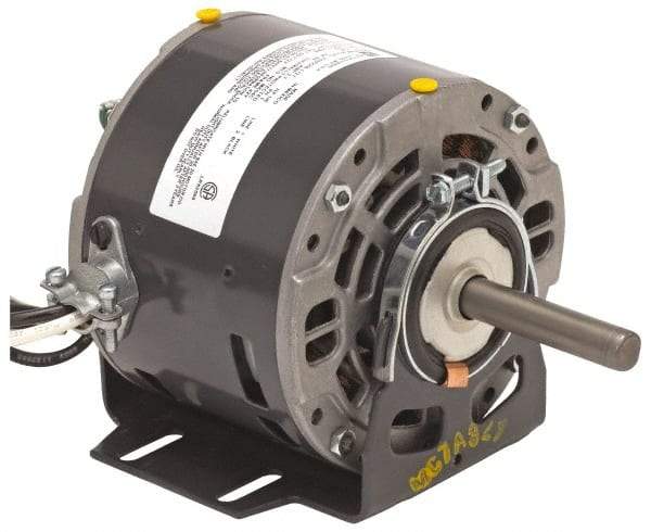 US Motors - 1/12 hp, ODP Enclosure, Auto Thermal Protection, 850 RPM, 115 Volt, 60 Hz, Industrial Electric AC/DC Motor - Size 48 Frame, Stud Mount, 1 Speed, Ball Bearings, 1.7 Full Load Amps, B Class Insulation, CW Lead End - Americas Industrial Supply