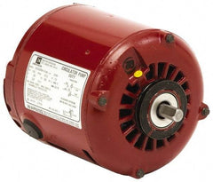 US Motors - 1/6 hp, ODP Enclosure, Auto Thermal Protection, 1,725 RPM, 115 Volt, 60 Hz, Industrial Electric AC/DC Motor - Size 48 Frame, Hub Mount, 1 Speed, Sleeve Bearings, A Class Insulation, Reversible - Americas Industrial Supply